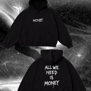 Carteral - Hoodie Boxy Black 300GSM